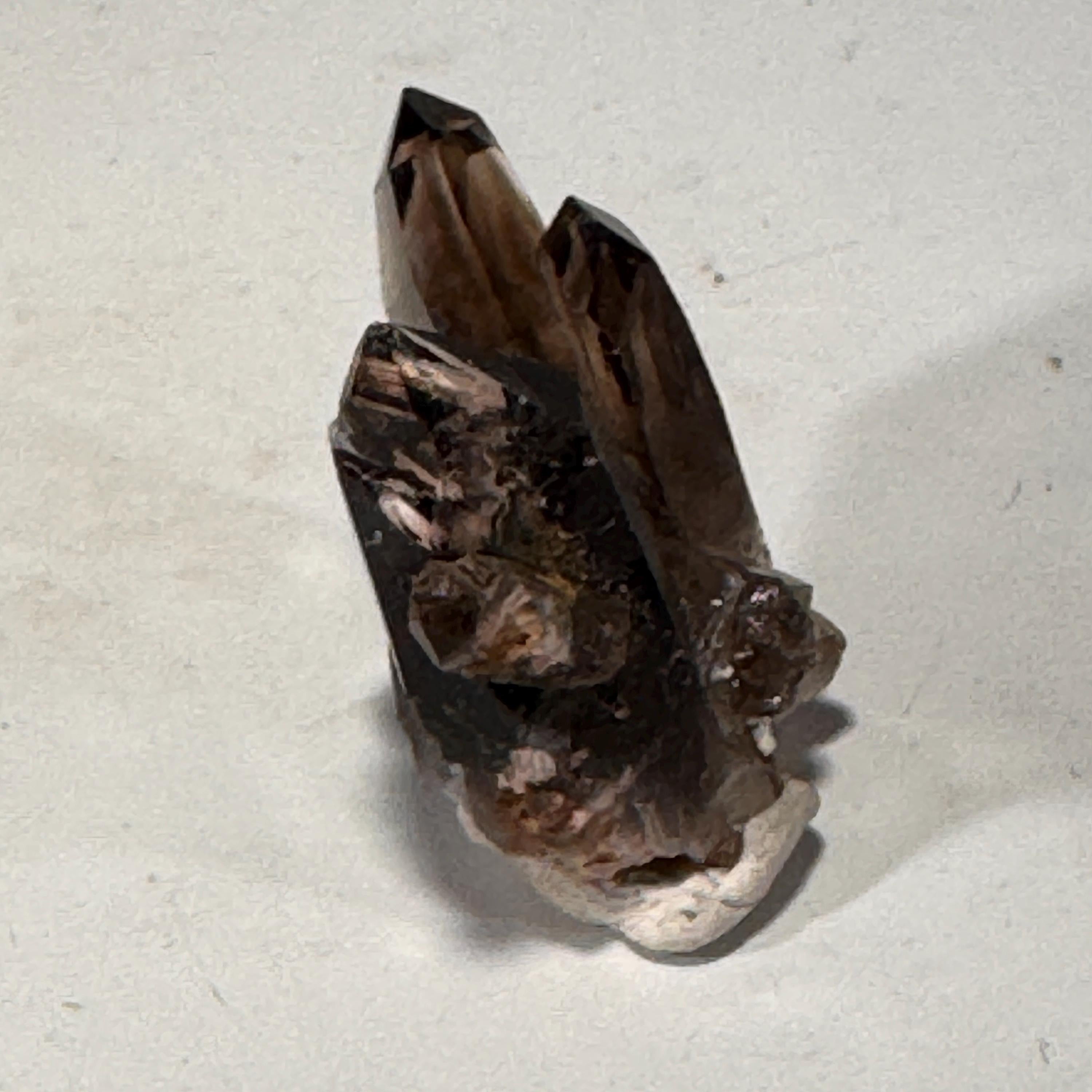 [shopname] - Small Smoky Quartz Crystal, rock decor