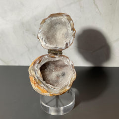 [shopname] - Geode ring box - extra quality | engagement ring box, geode ring box, geode jewelry box, unique gift box, wedding ring box, rock decor