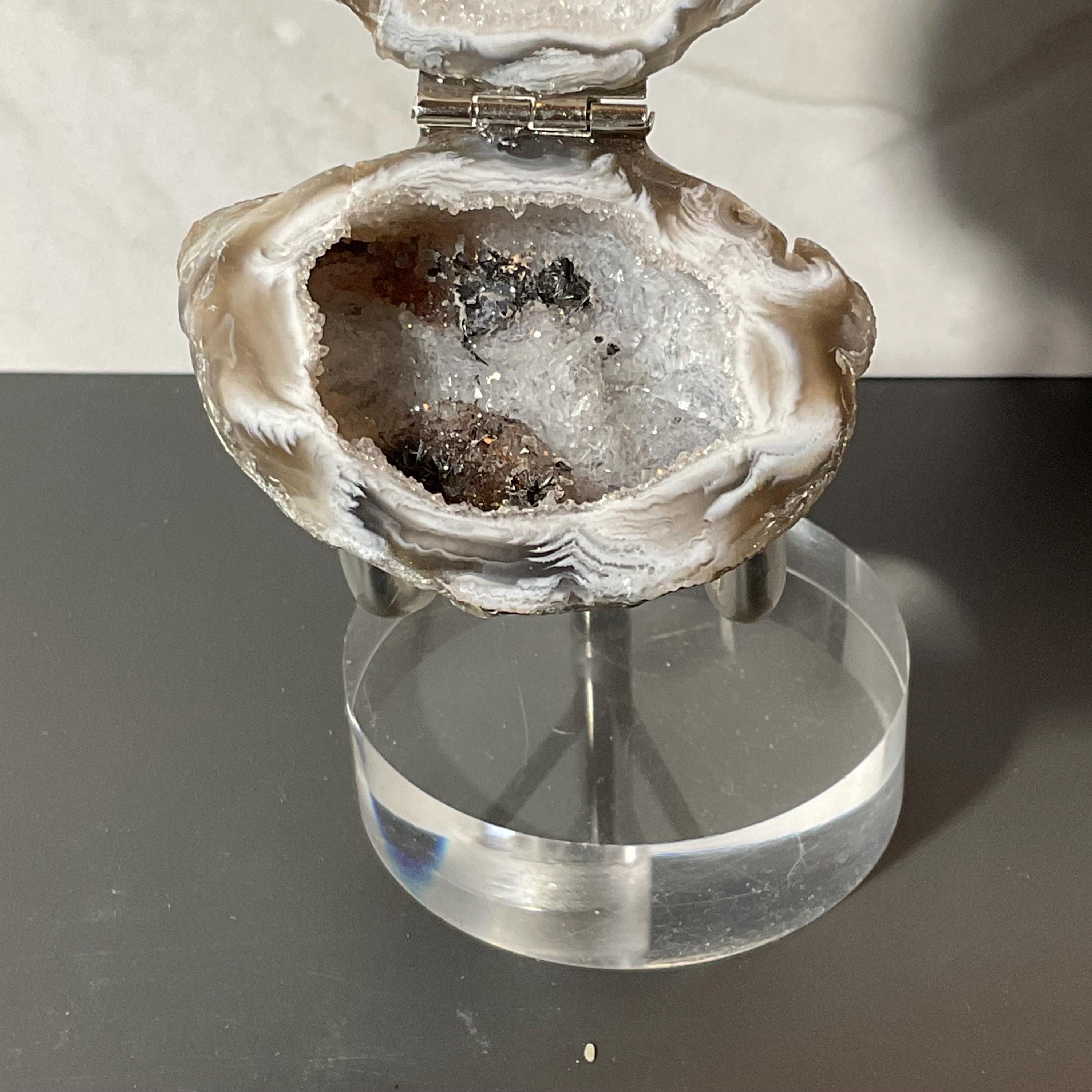 [shopname] - Geode ring box - extra quality | engagement ring box, geode ring box, geode jewelry box, unique gift box, wedding ring box, rock decor