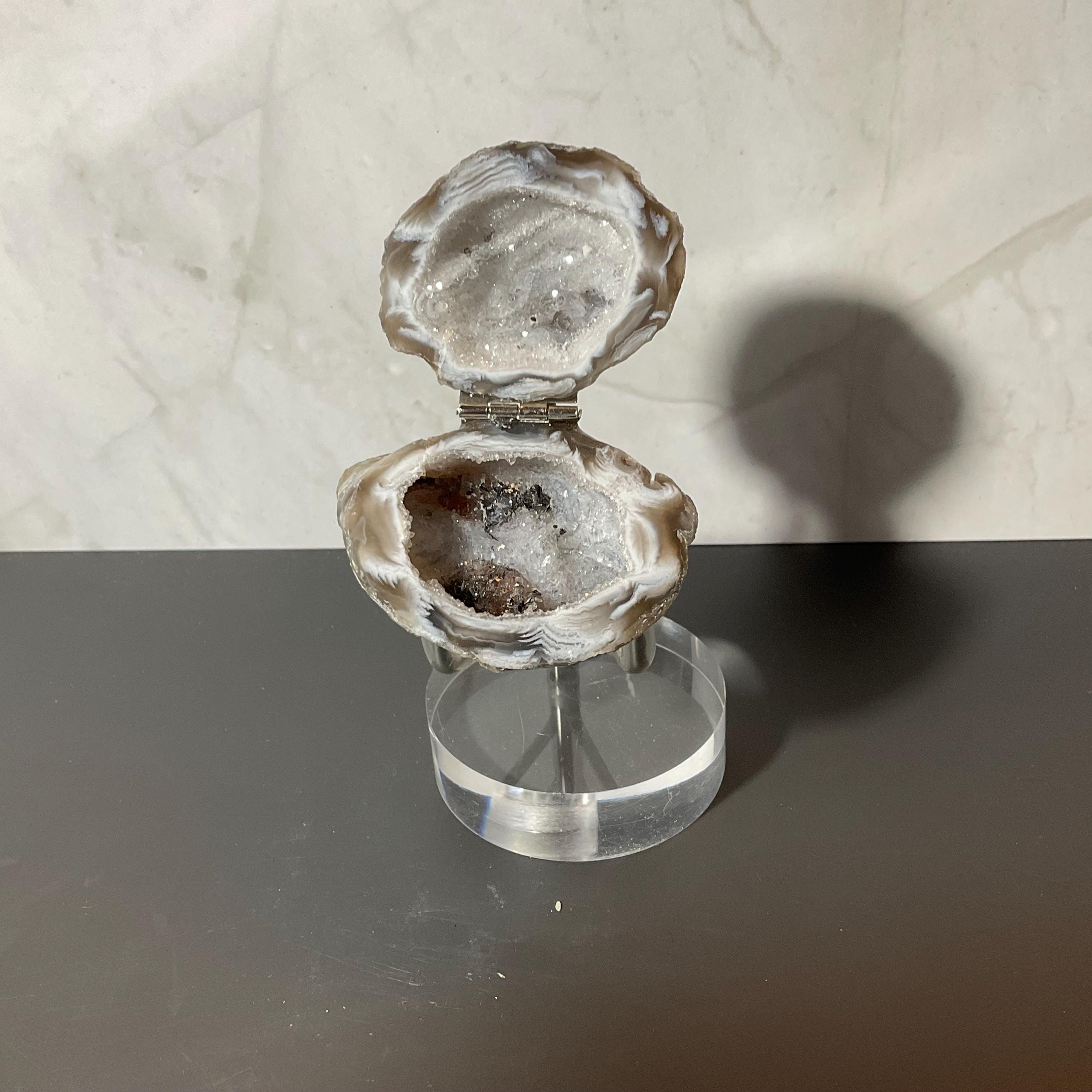 [shopname] - Geode ring box - extra quality | engagement ring box, geode ring box, geode jewelry box, unique gift box, wedding ring box, rock decor