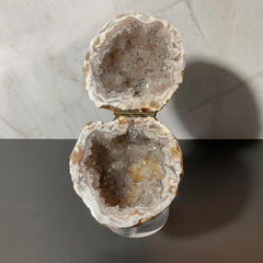 [shopname] - Large Geode ring box - extra quality | engagement ring box, geode ring box, geode jewelry box, unique gift box, wedding ring box, rock decor