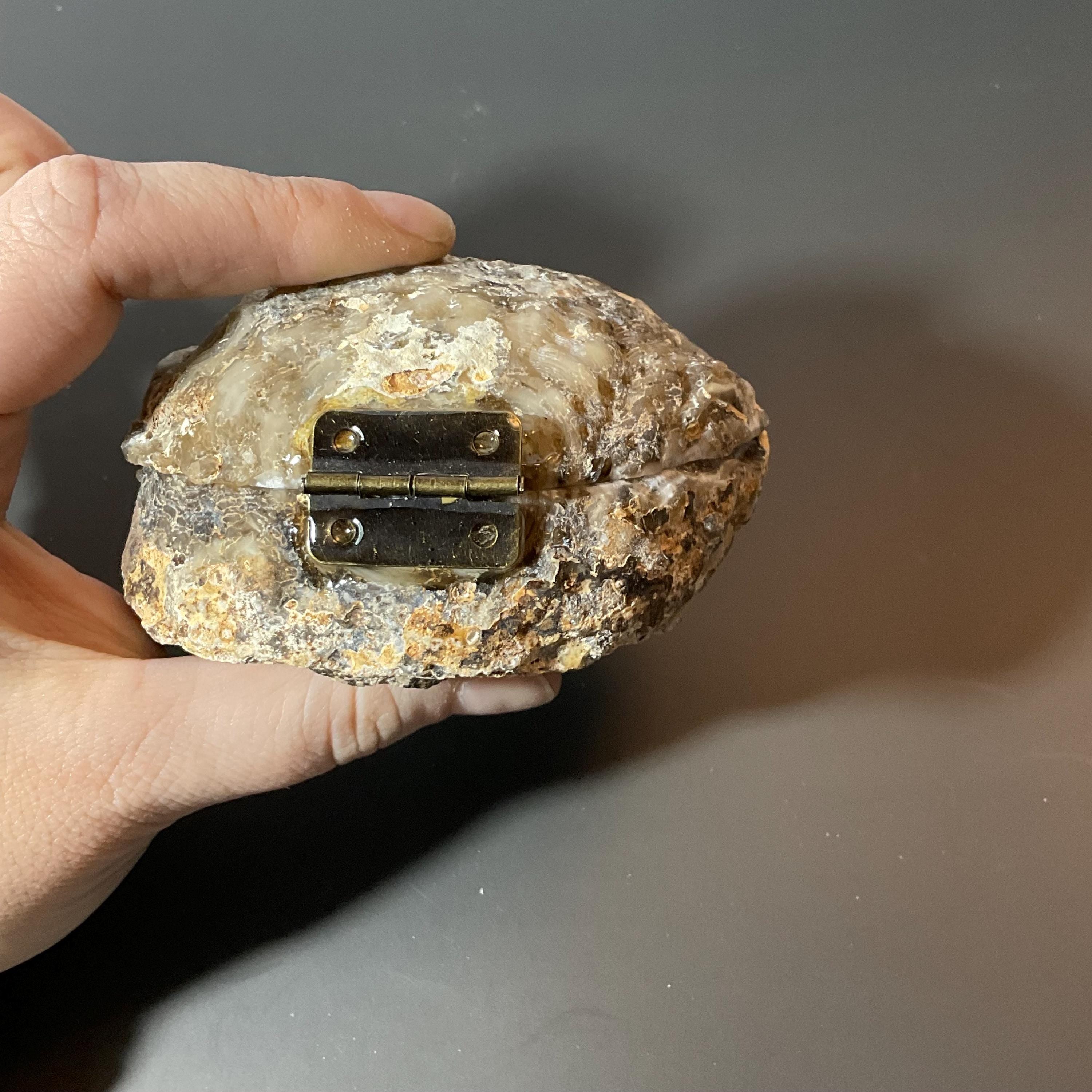 [shopname] - Large Geode ring box - extra quality | engagement ring box, geode ring box, geode jewelry box, unique gift box, wedding ring box, rock decor