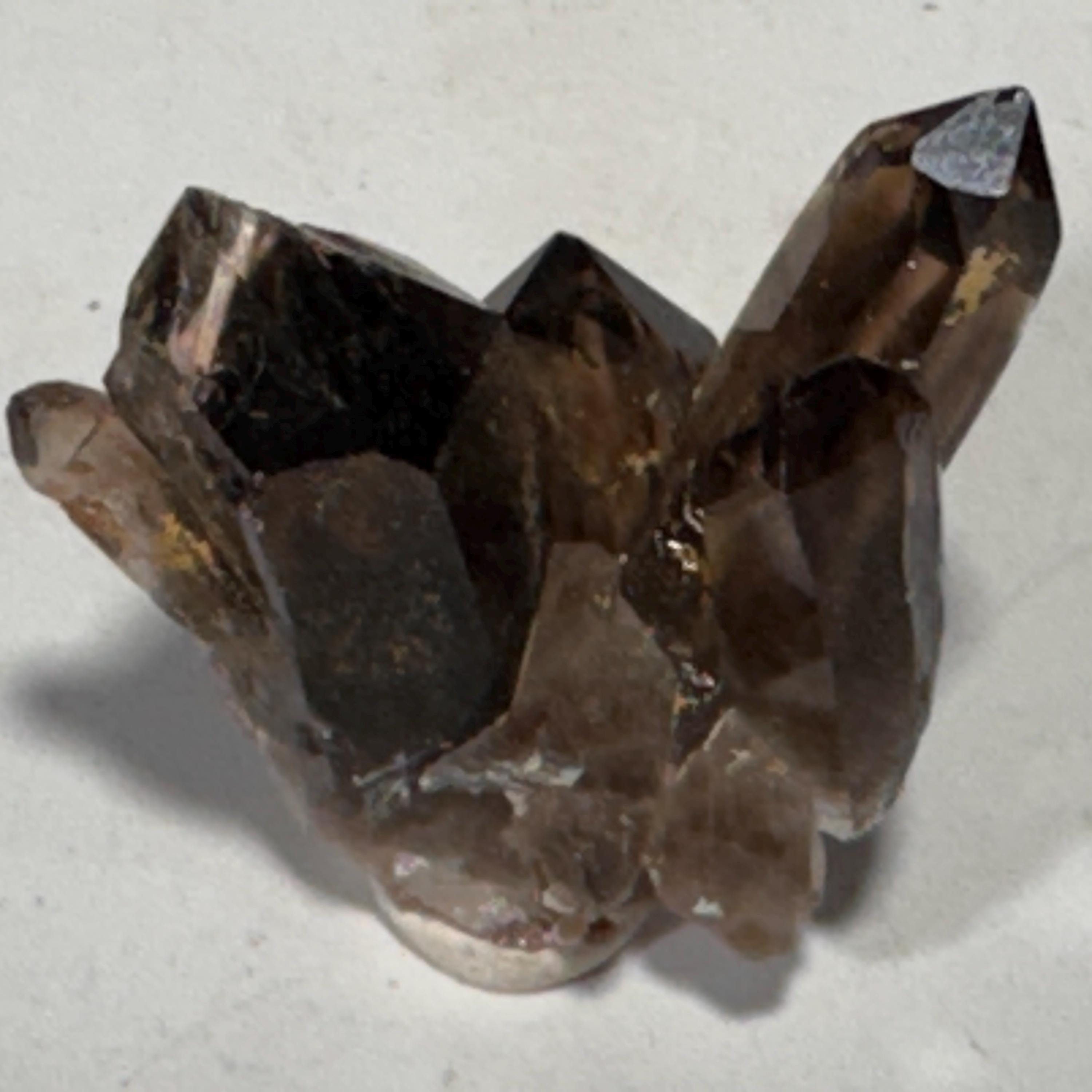[shopname] - Small Smoky Quartz Crystal, rock decor