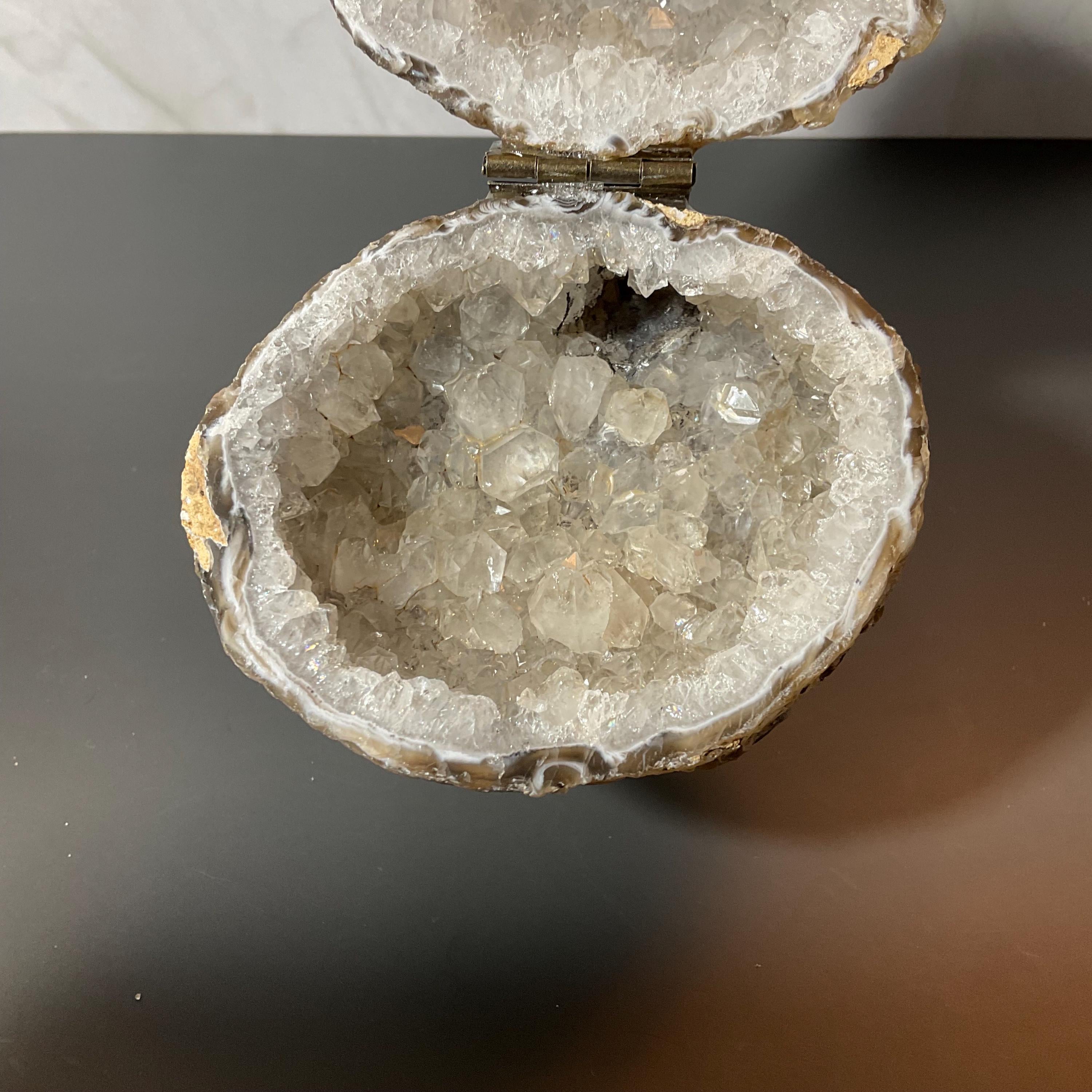 [shopname] - Large Geode ring box - extra quality | engagement ring box, geode ring box, geode jewelry box, unique gift box, wedding ring box, rock decor