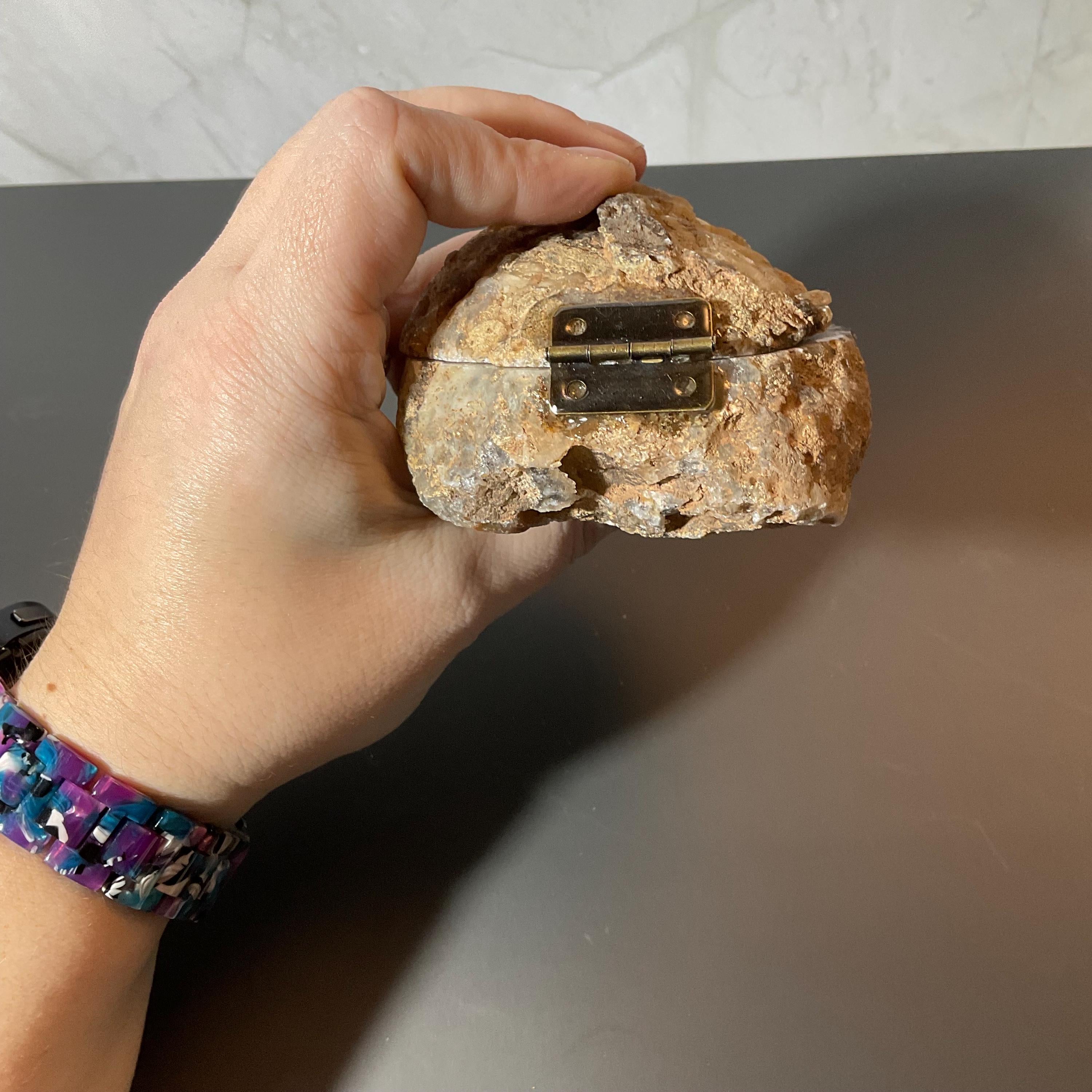 [shopname] - Large Geode ring box - extra quality | engagement ring box, geode ring box, geode jewelry box, unique gift box, wedding ring box, rock decor