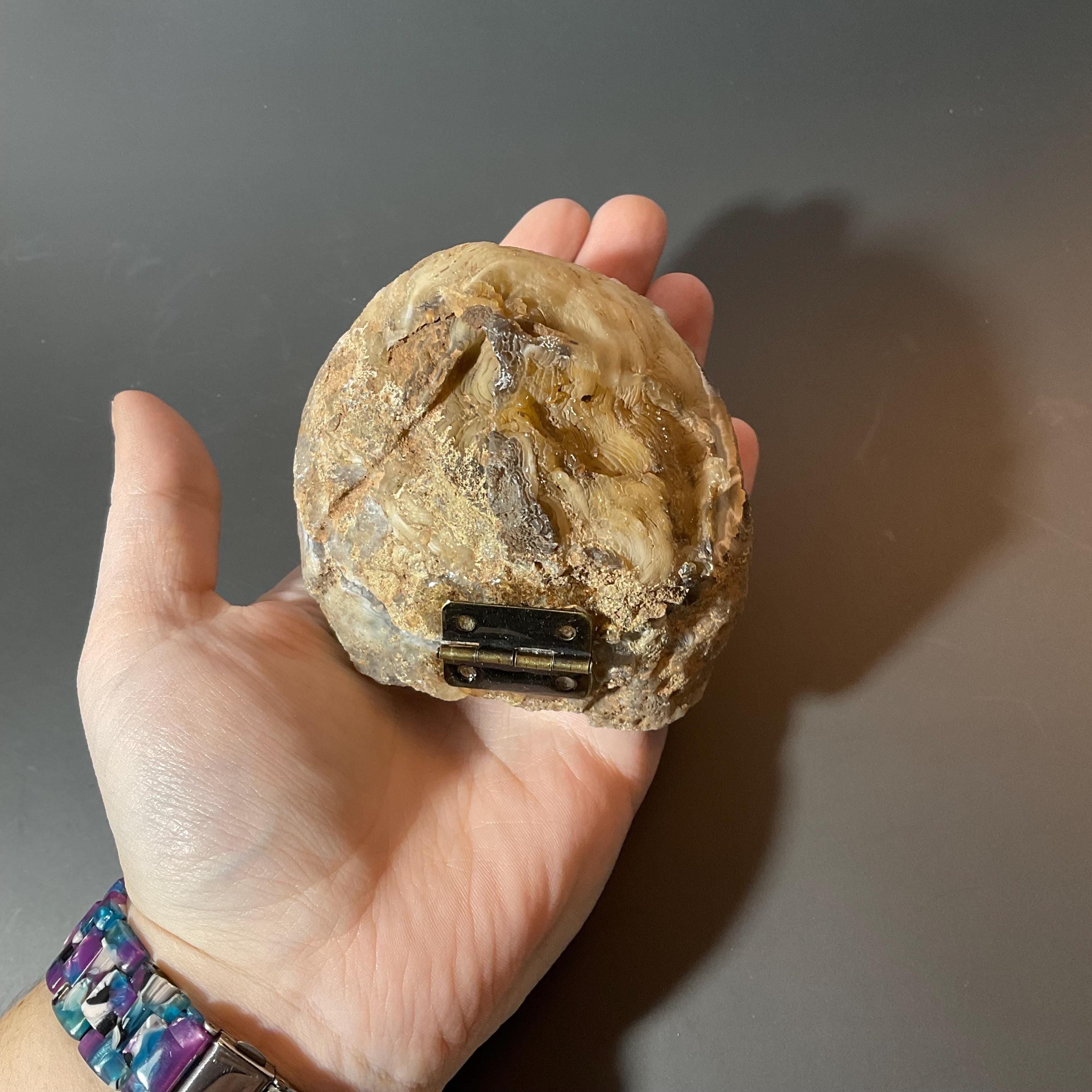 [shopname] - Large Geode ring box - extra quality | engagement ring box, geode ring box, geode jewelry box, unique gift box, wedding ring box, rock decor