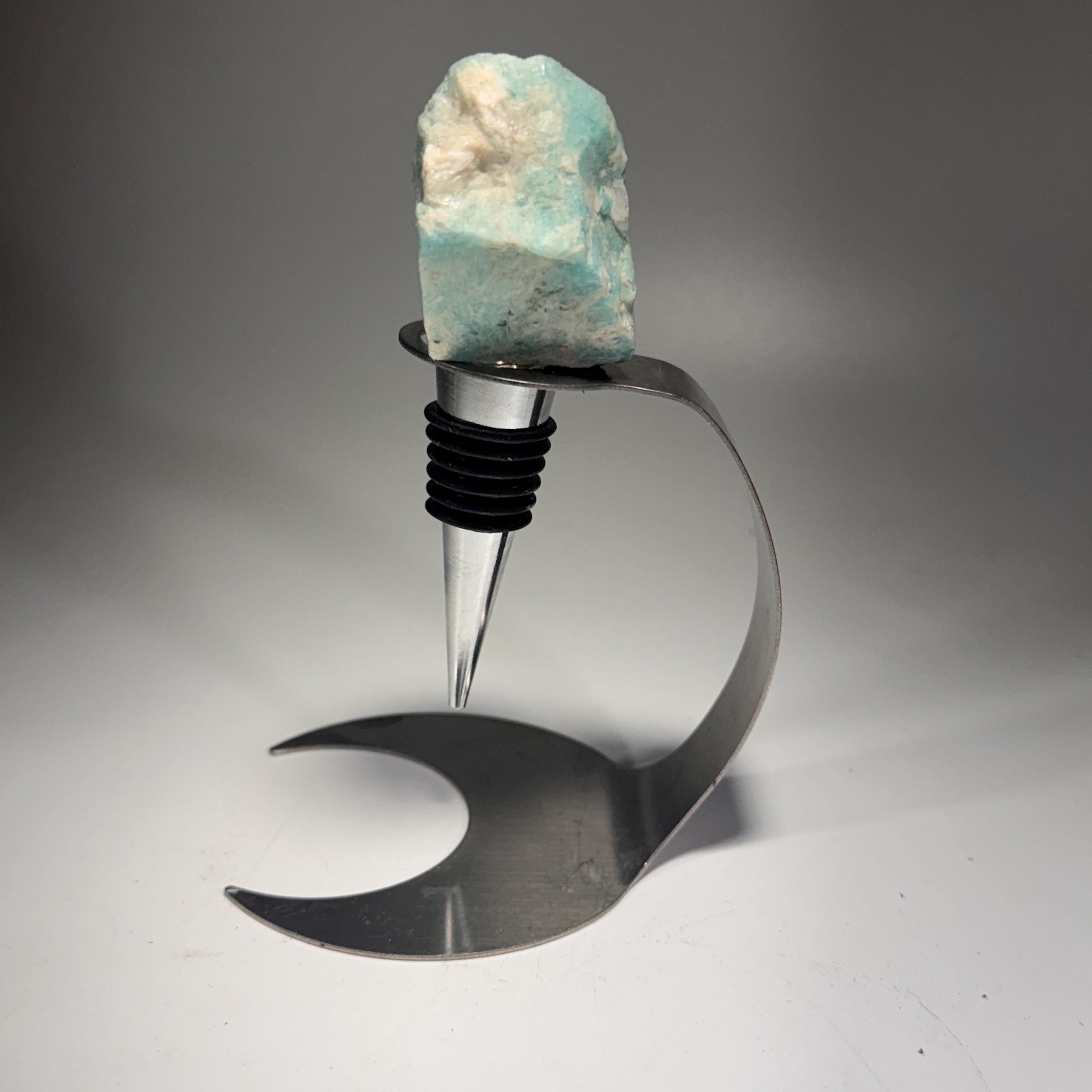 [shopname] - Crystal Bottle Stopper, rock decor