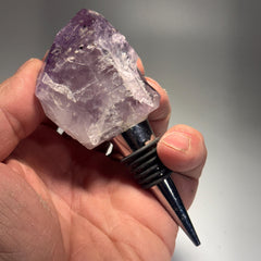 [shopname] - Crystal Bottle Stopper, rock decor