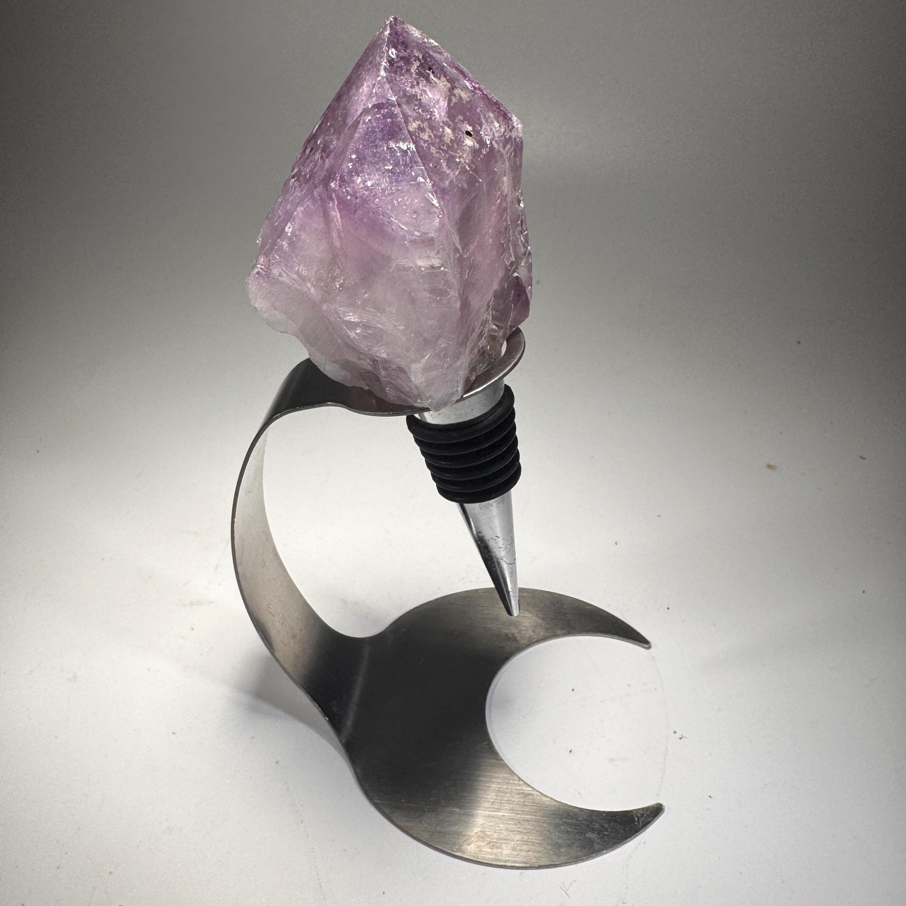 [shopname] - Crystal Bottle Stopper, rock decor