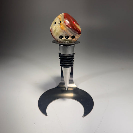 [shopname] - Crystal Bottle Stopper, rock decor