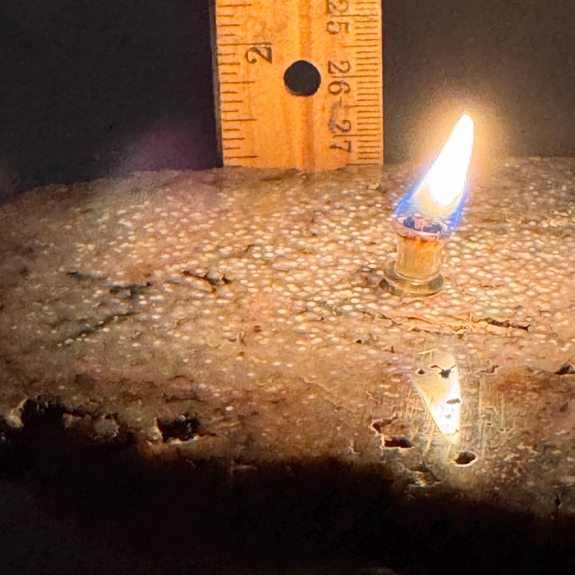 [shopname] - Rock Candle gift box - grape agate slab, rock decor