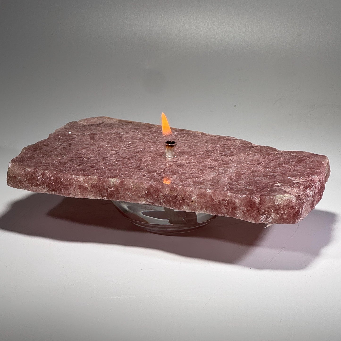 Roccia Roba - Red Aventurine Rock Candle, rock decor