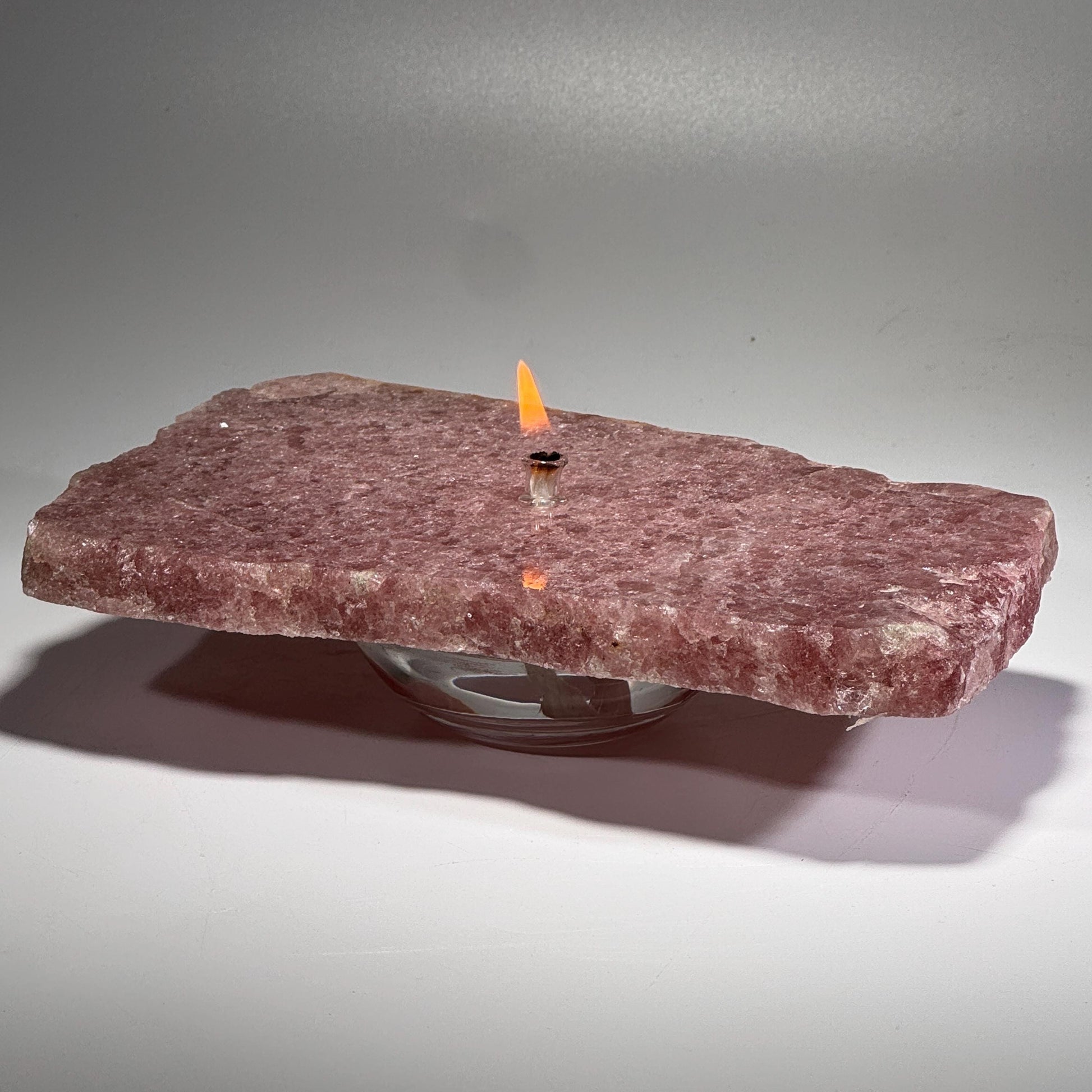 Roccia Roba - Red Aventurine Rock Candle, rock decor