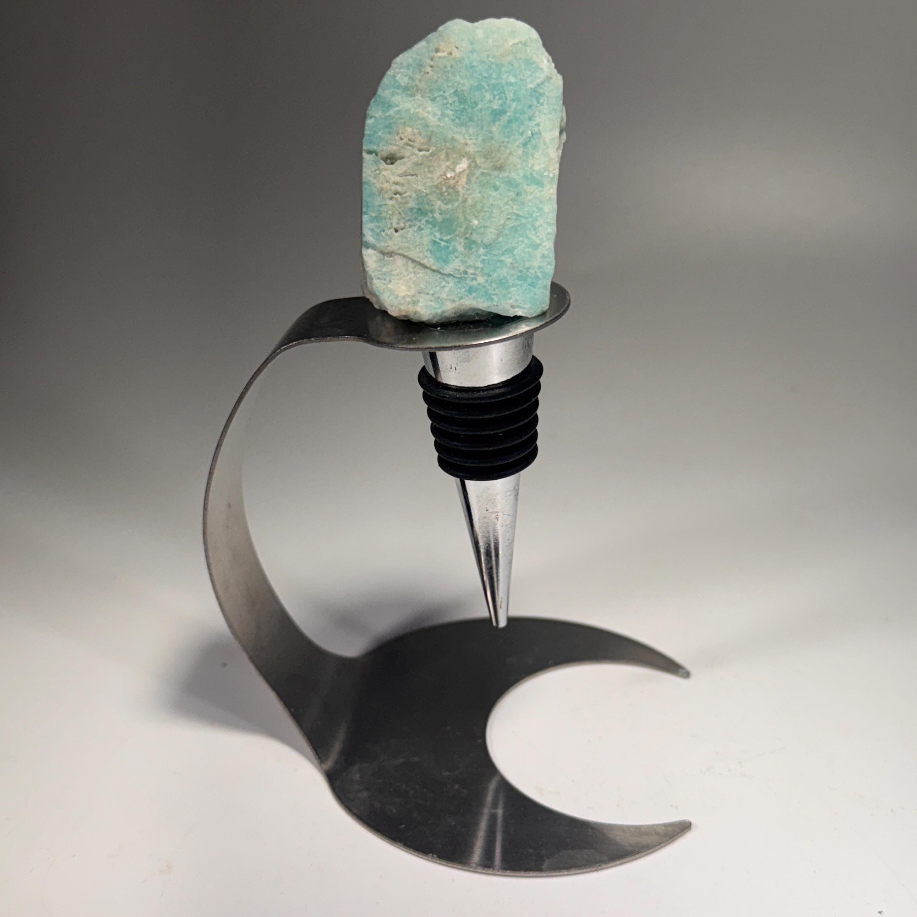 [shopname] - Crystal Bottle Stopper, rock decor