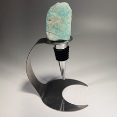 [shopname] - Crystal Bottle Stopper, rock decor