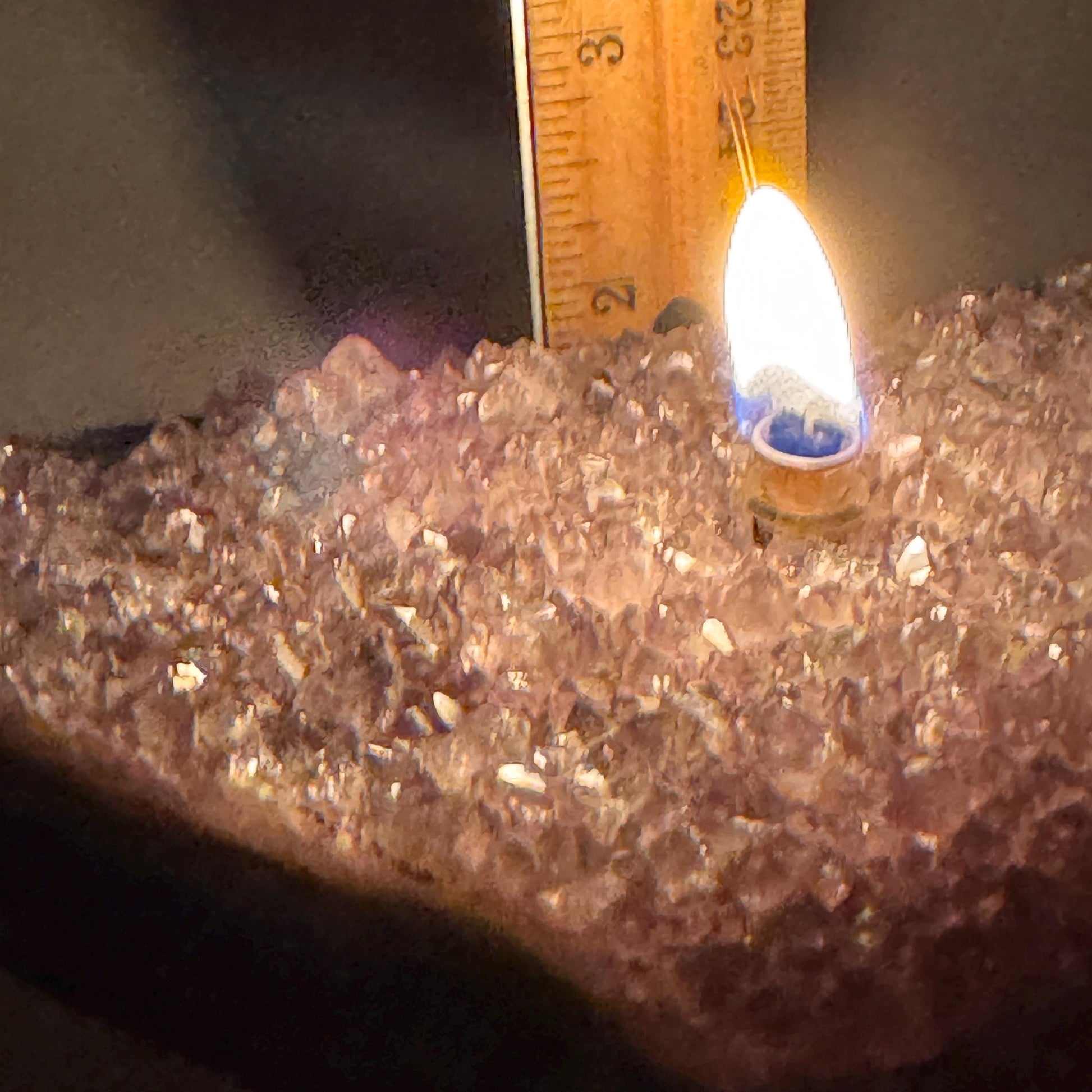 [shopname] - Rock oil lamp, Amethyst geode, rock decor