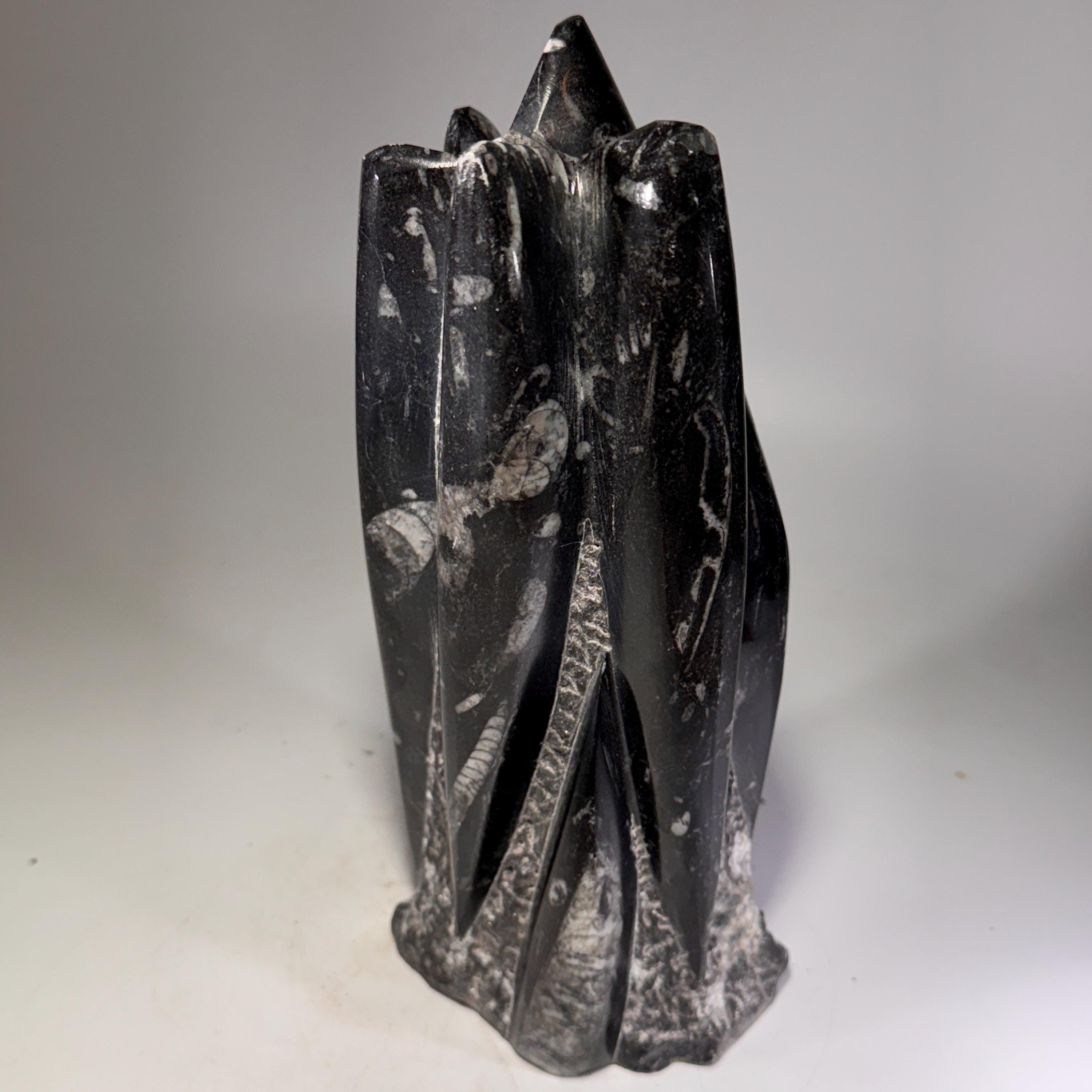 [shopname] - Orthoceras Fossil Tower, rock decor