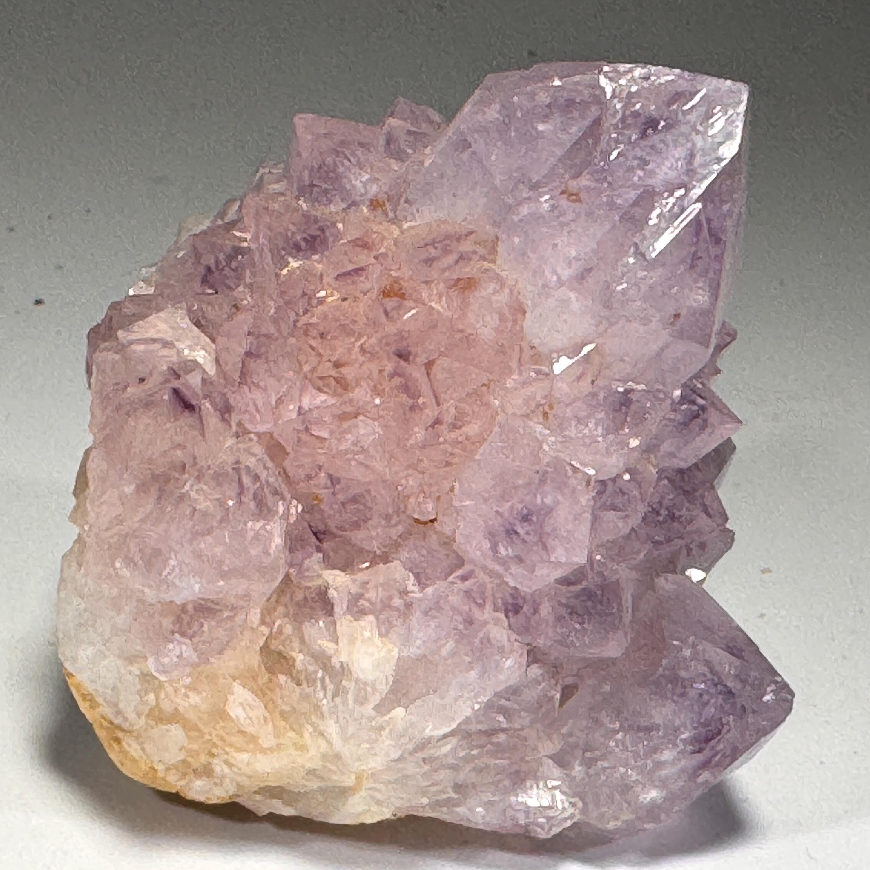 [shopname] - Spirit quartz cluster with amethyst, rock decor