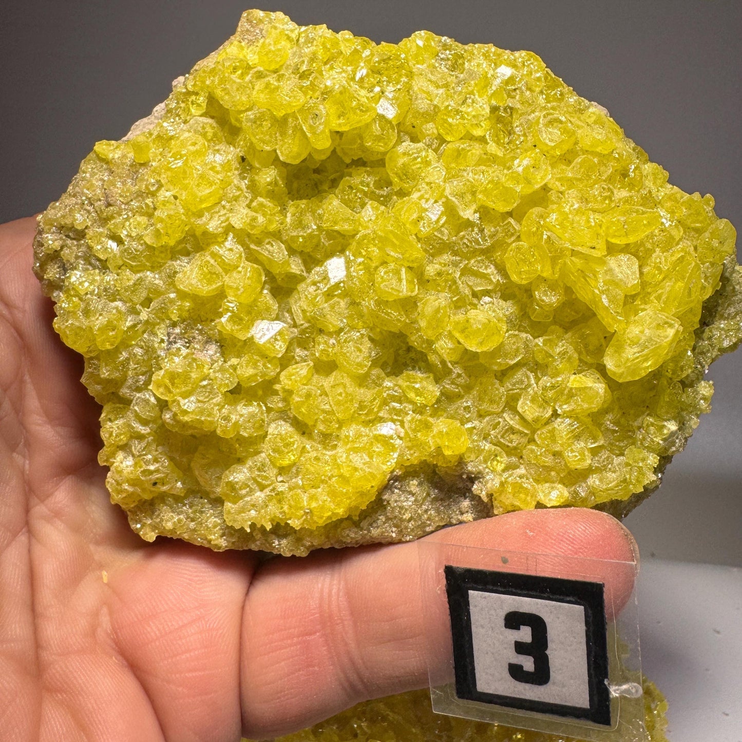 [shopname] - Sulfur Crystal Cluster, rock decor