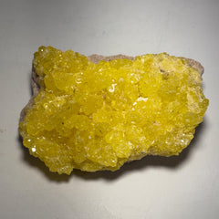 [shopname] - Sulfur Crystal Cluster, rock decor