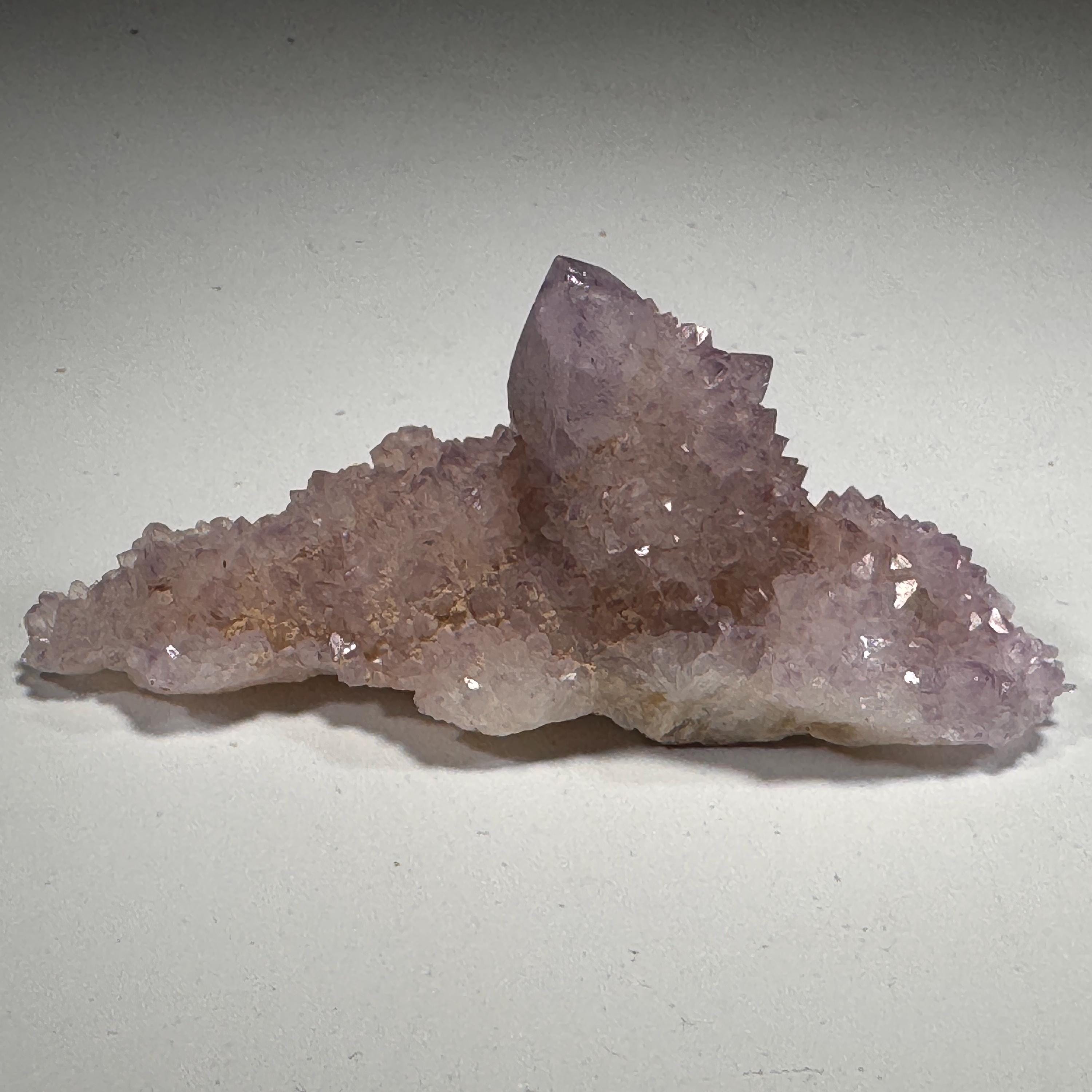 [shopname] - Spirit quartz cluster with amethyst, rock decor
