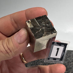 [shopname] - Navajun Spain Pyrite Cube Crystal Cluster - You Pick, rock decor