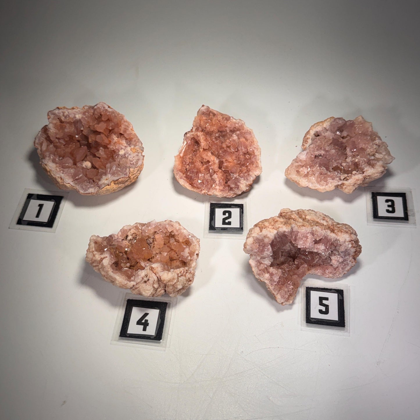 [shopname] - Pink amethyst geode, rock decor