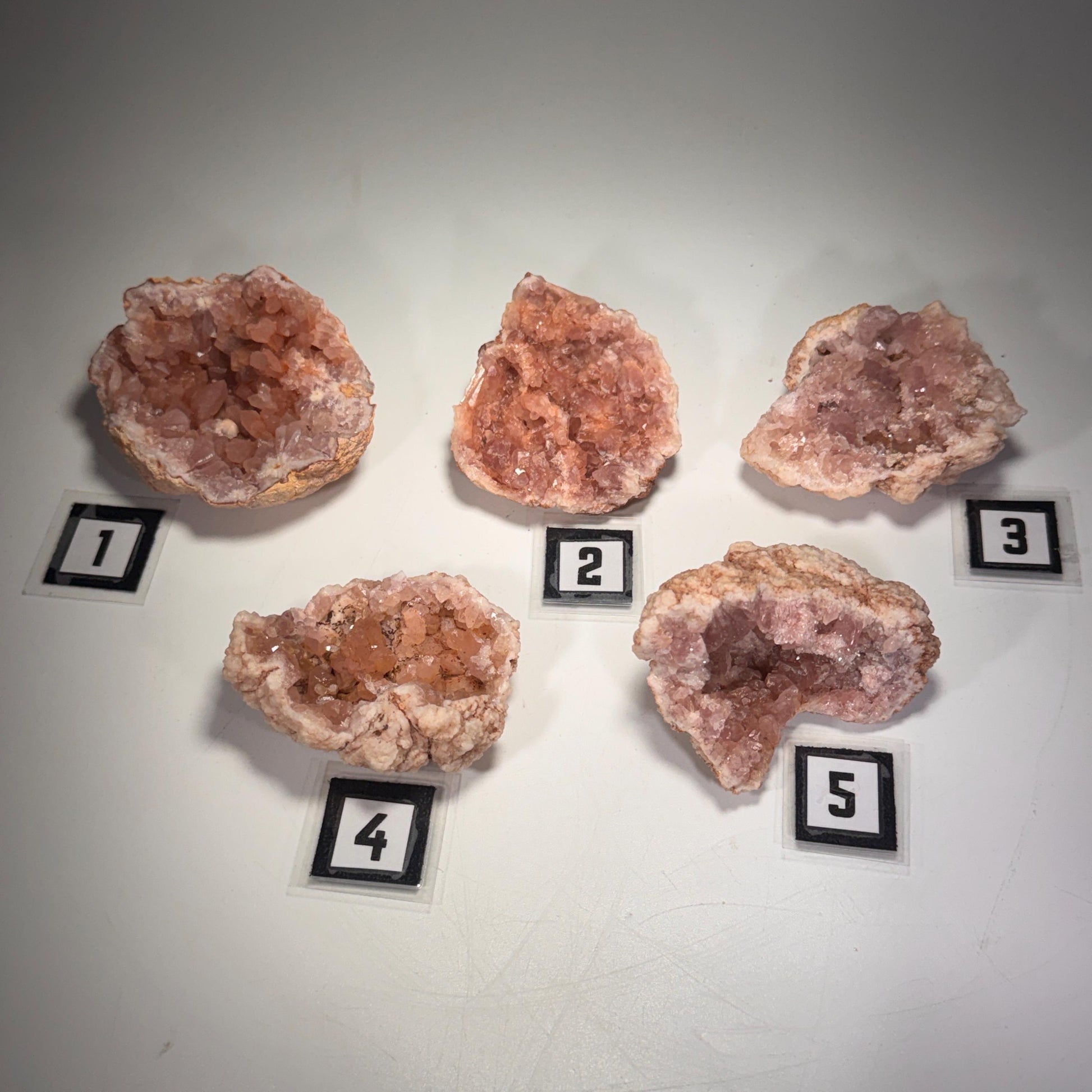 [shopname] - Pink amethyst geode, rock decor