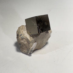 [shopname] - Navajun Spain Pyrite Cube in Matrix, rock decor