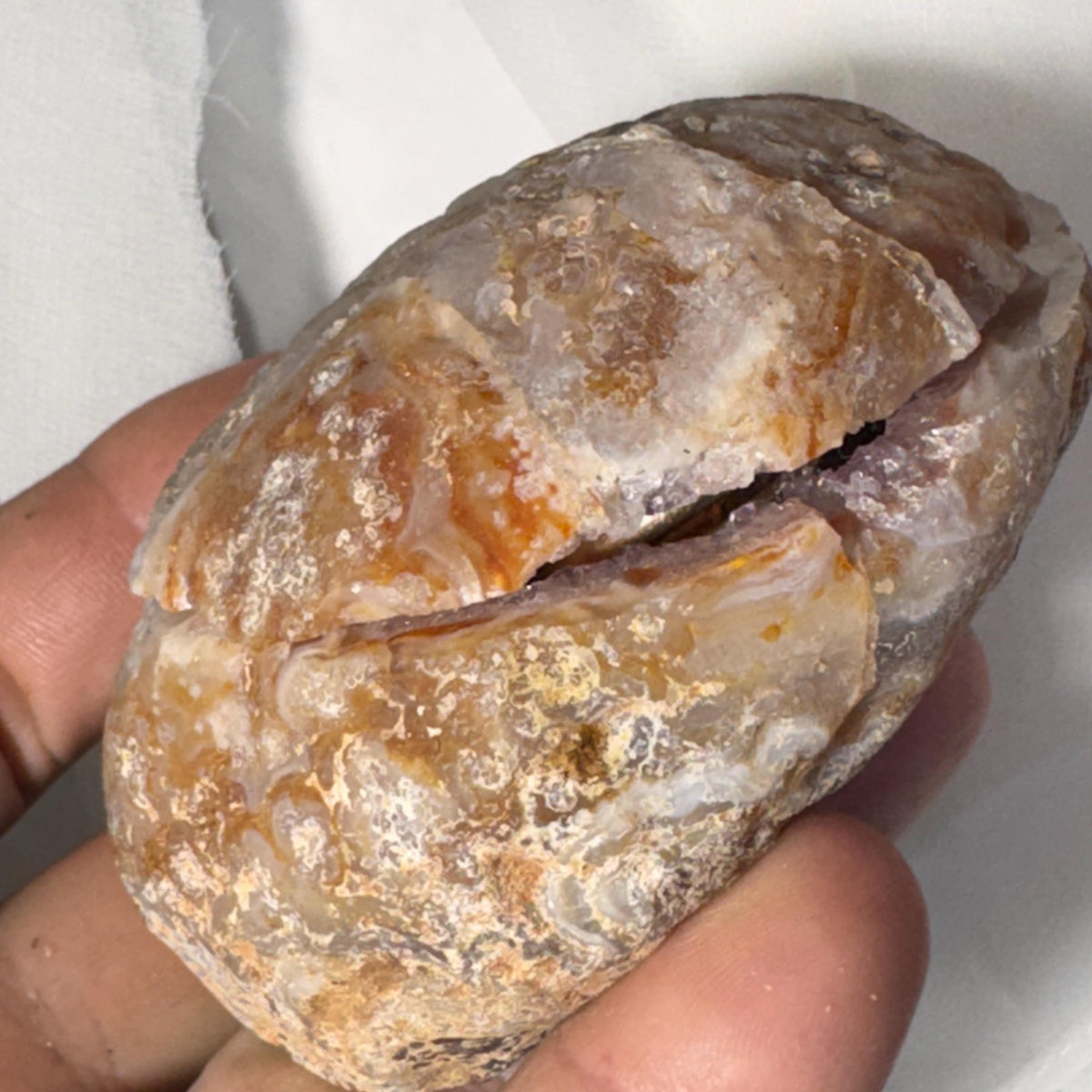 [shopname] - One-of-a-Kind Amethyst Druzy Geode Ring Box — Natural Brazilian Agate Proposal Keepsake, rock decor