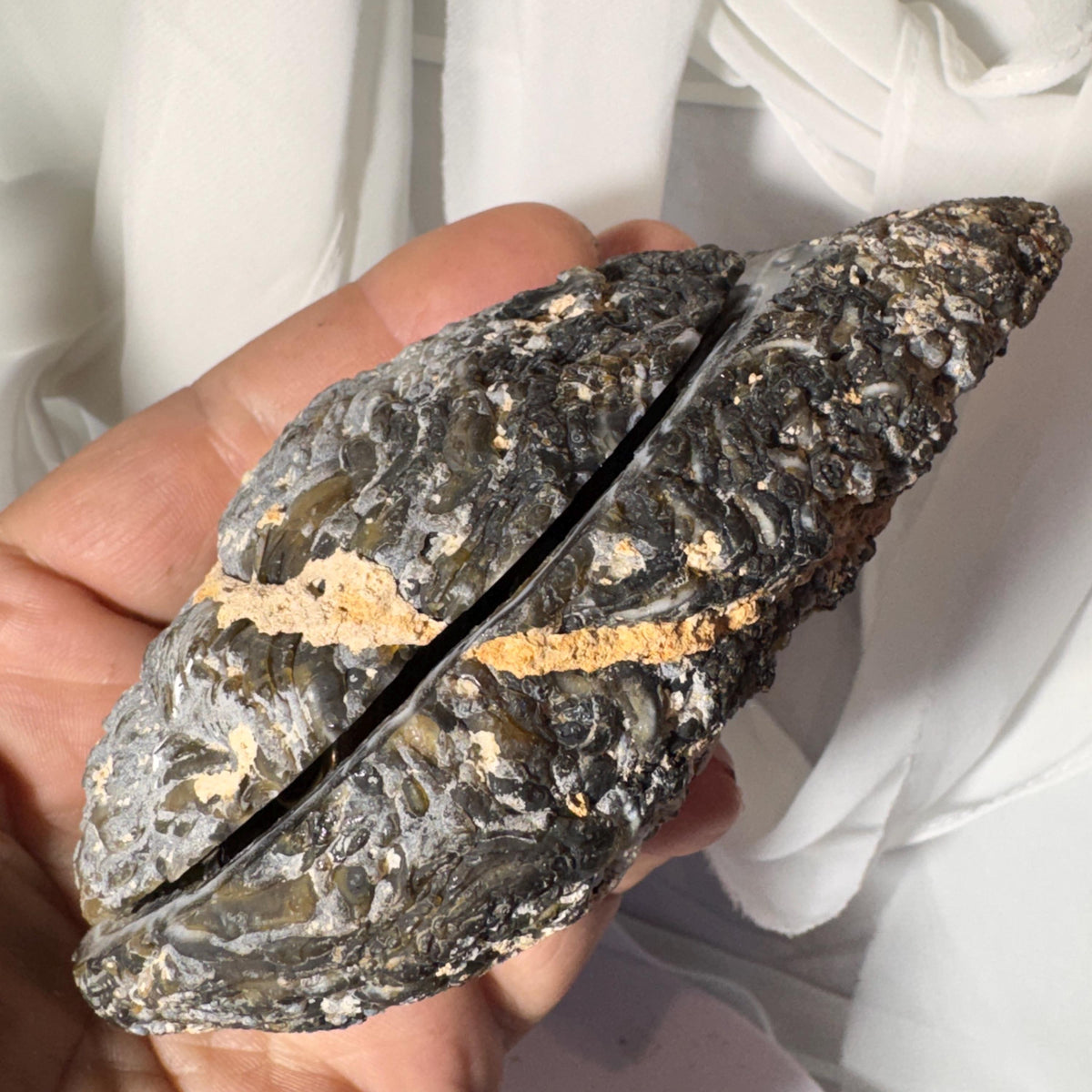 [shopname] - One-of-a-Kind Citrine Druzy Geode Ring Box — Natural Brazilian Agate Proposal Keepsake, rock decor