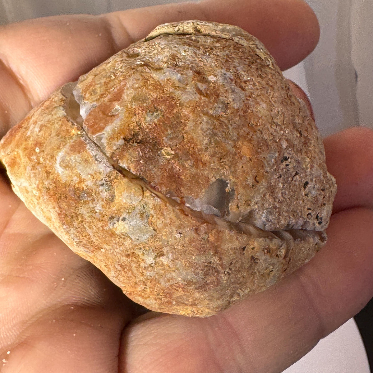 [shopname] - One-of-a-Kind Druzy Geode Ring Box — Natural Brazilian Agate Proposal Keepsake, rock decor
