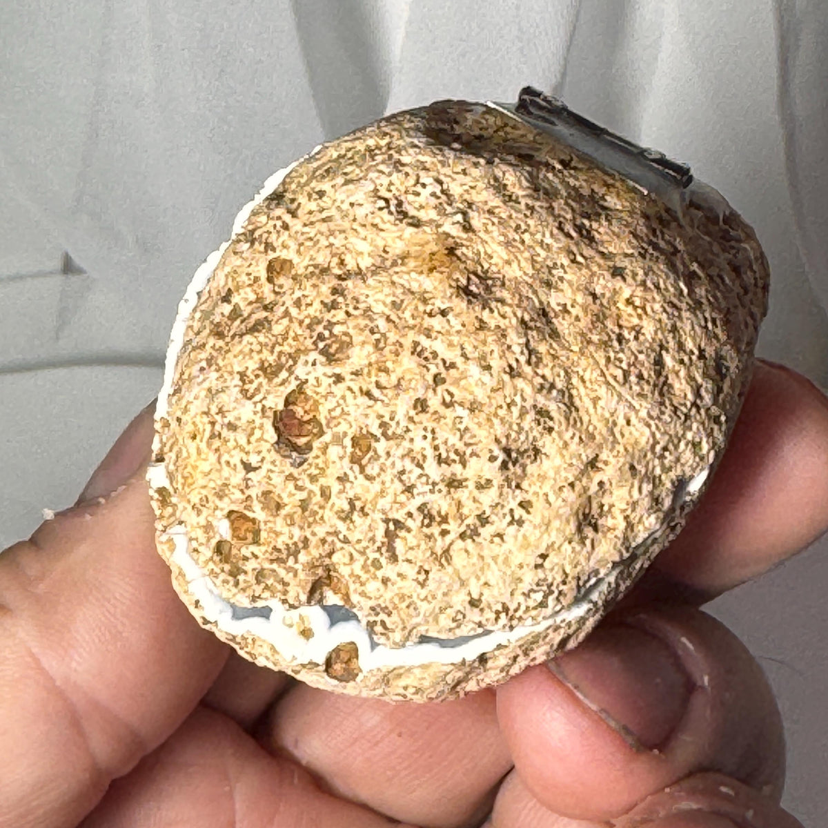 [shopname] - One-of-a-Kind Druzy Geode Ring Box — Natural Brazilian Agate Proposal Keepsake, rock decor