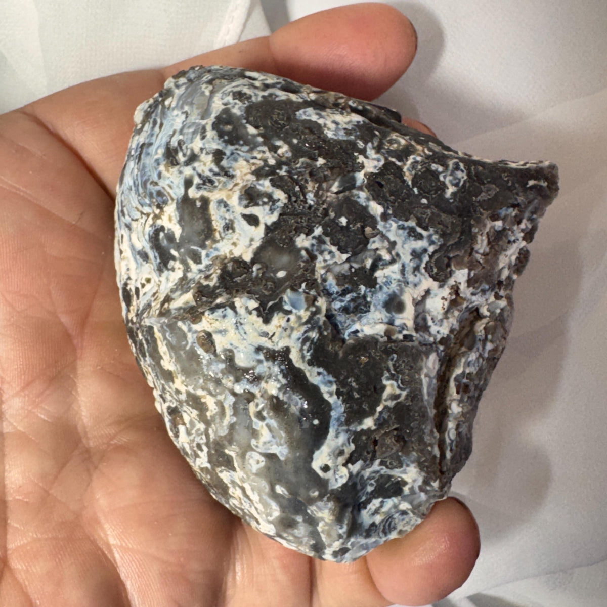 [shopname] - One-of-a-Kind Druzy Geode Ring Box — Natural Brazilian Agate Proposal Keepsake, rock decor