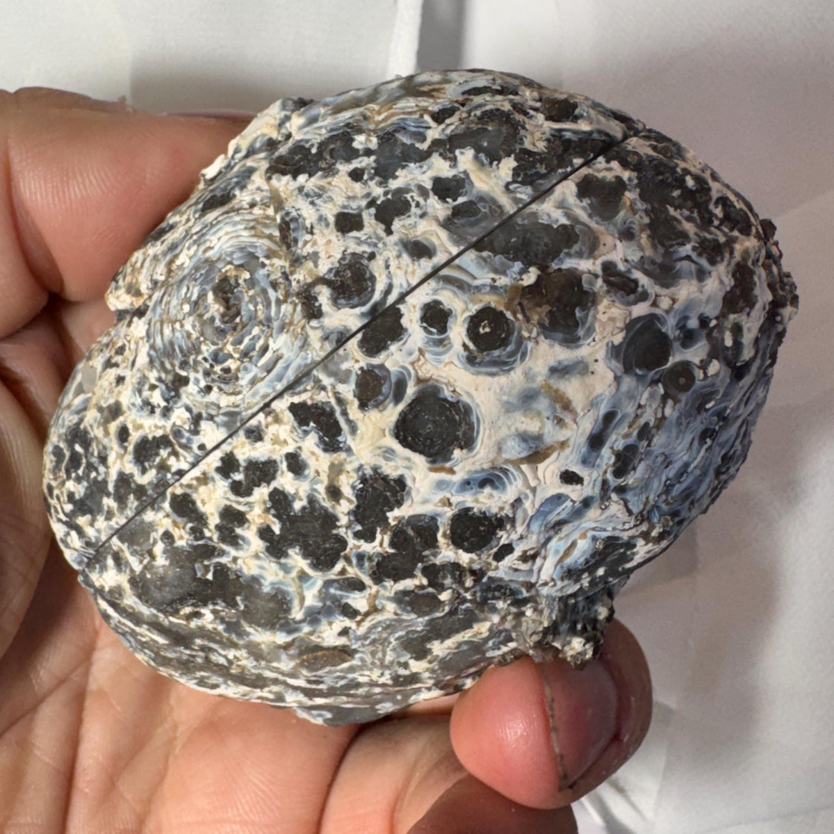 [shopname] - One-of-a-Kind Druzy Geode Ring Box — Natural Brazilian Agate Proposal Keepsake, rock decor