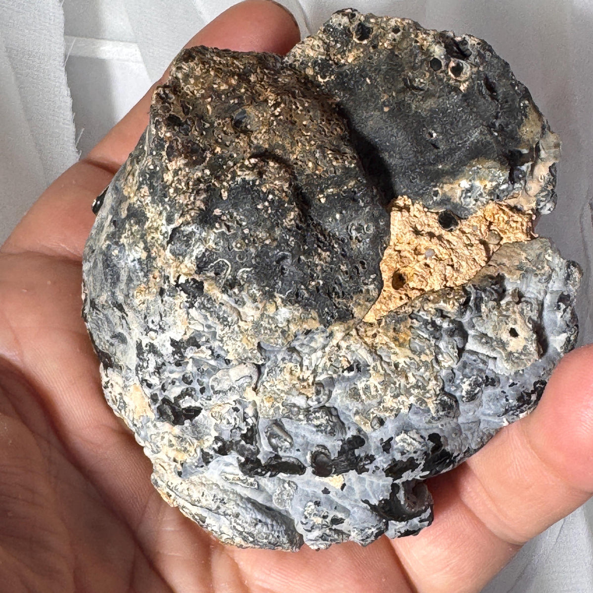 [shopname] - One-of-a-Kind Druzy Geode Ring Box — Natural Brazilian Agate Proposal Keepsake, rock decor
