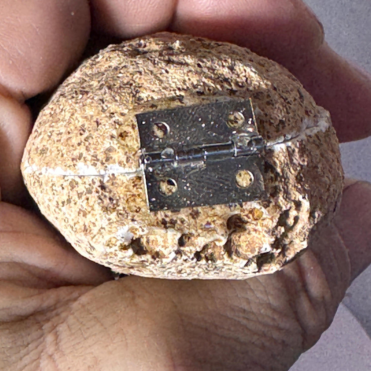 [shopname] - One-of-a-Kind Druzy Geode Ring Box — Natural Brazilian Agate Proposal Keepsake, rock decor