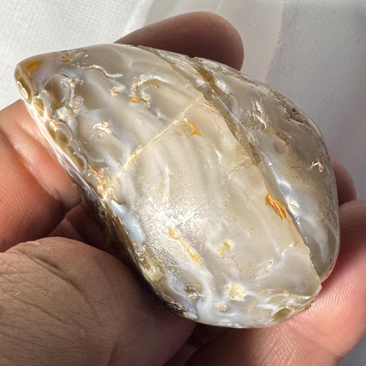 [shopname] - Natural Geode Trinket Box — Small Hinged Stone Box for Earrings & Jewelry, rock decor
