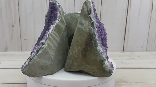 Amethyst cut base cluster 8-16 oz