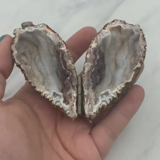 Geode ring box, Extra Quality Crystal