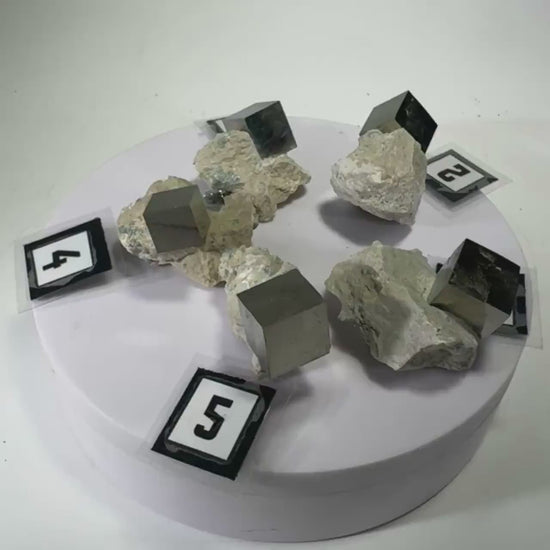 Small Pyrite Cube Cluster