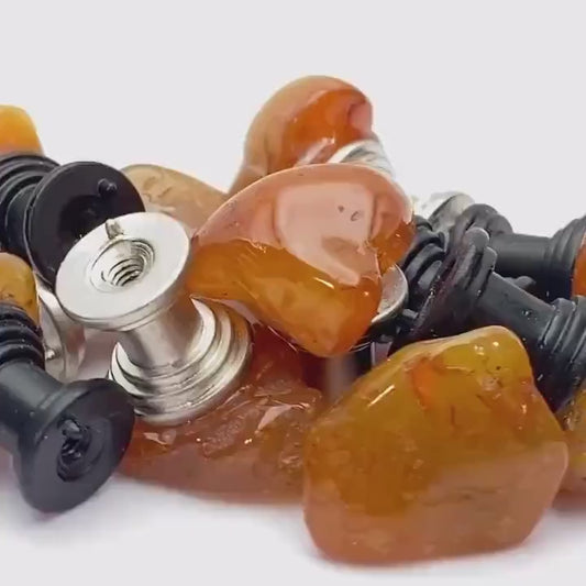 Tumbled Carnelian Crystal Knob