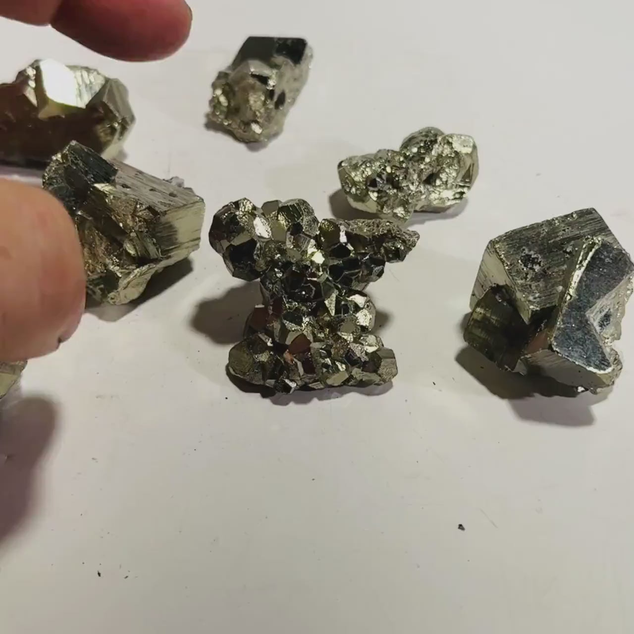 Pyrite Crystal Cluster