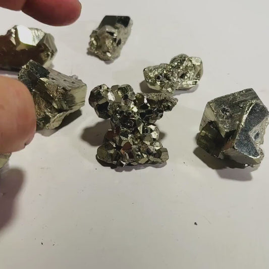 Pyrite Crystal Cluster