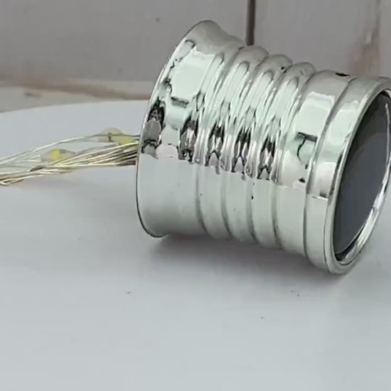 Replacement solar cell for solar-powered rock
