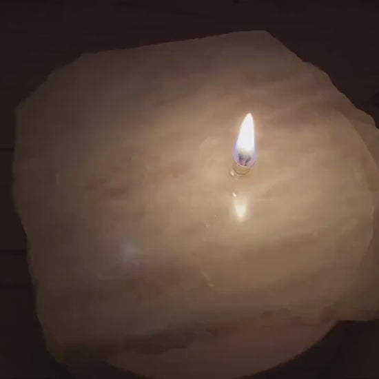 Rose Quartz Rock Candle Gift Box
