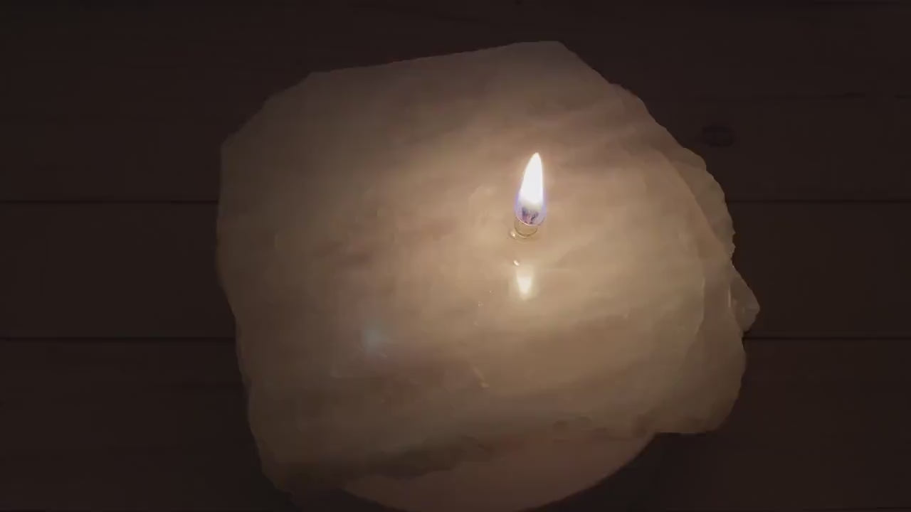 Rose Quartz Rock Candle Gift Box