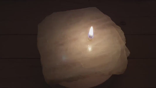 Rose Quartz Rock Candle Gift Box