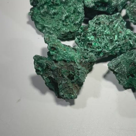 Natural Fibrous Malachite