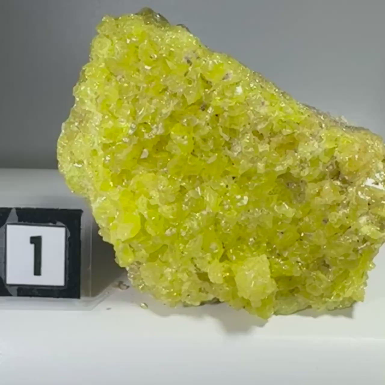 Sulfur Crystal Cluster